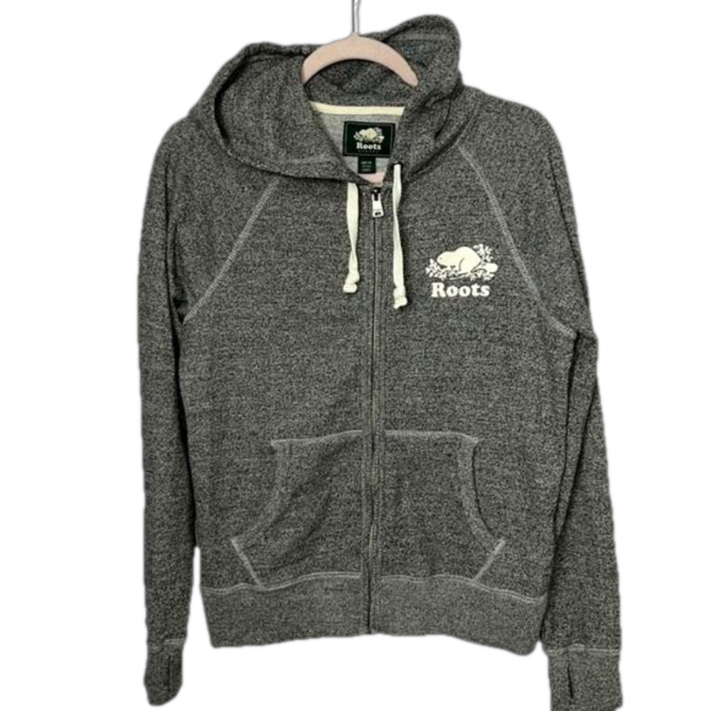 Roots Salt Pepper Full Zip Hoodie